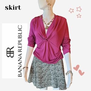 NWT Banana Republic Tweed Skirt Sz 14